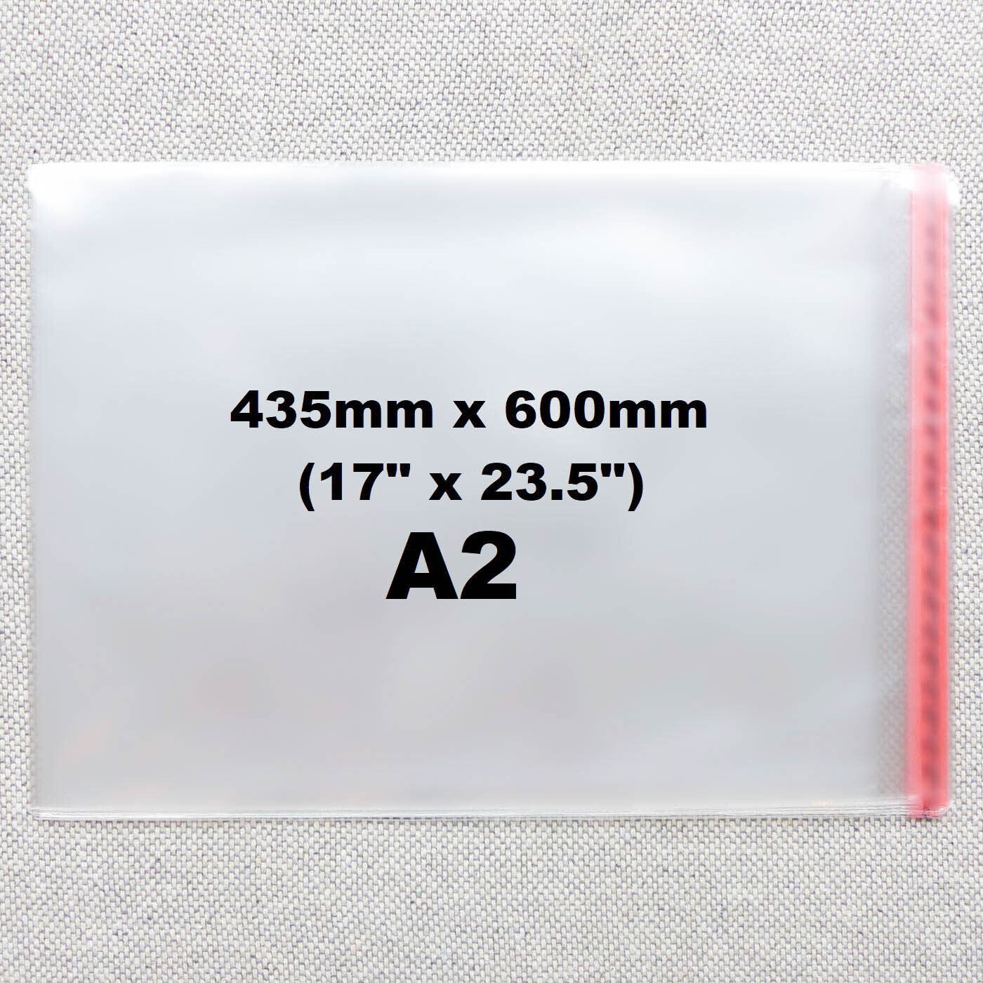 Clear Cellophane Cushion Presentation Bag