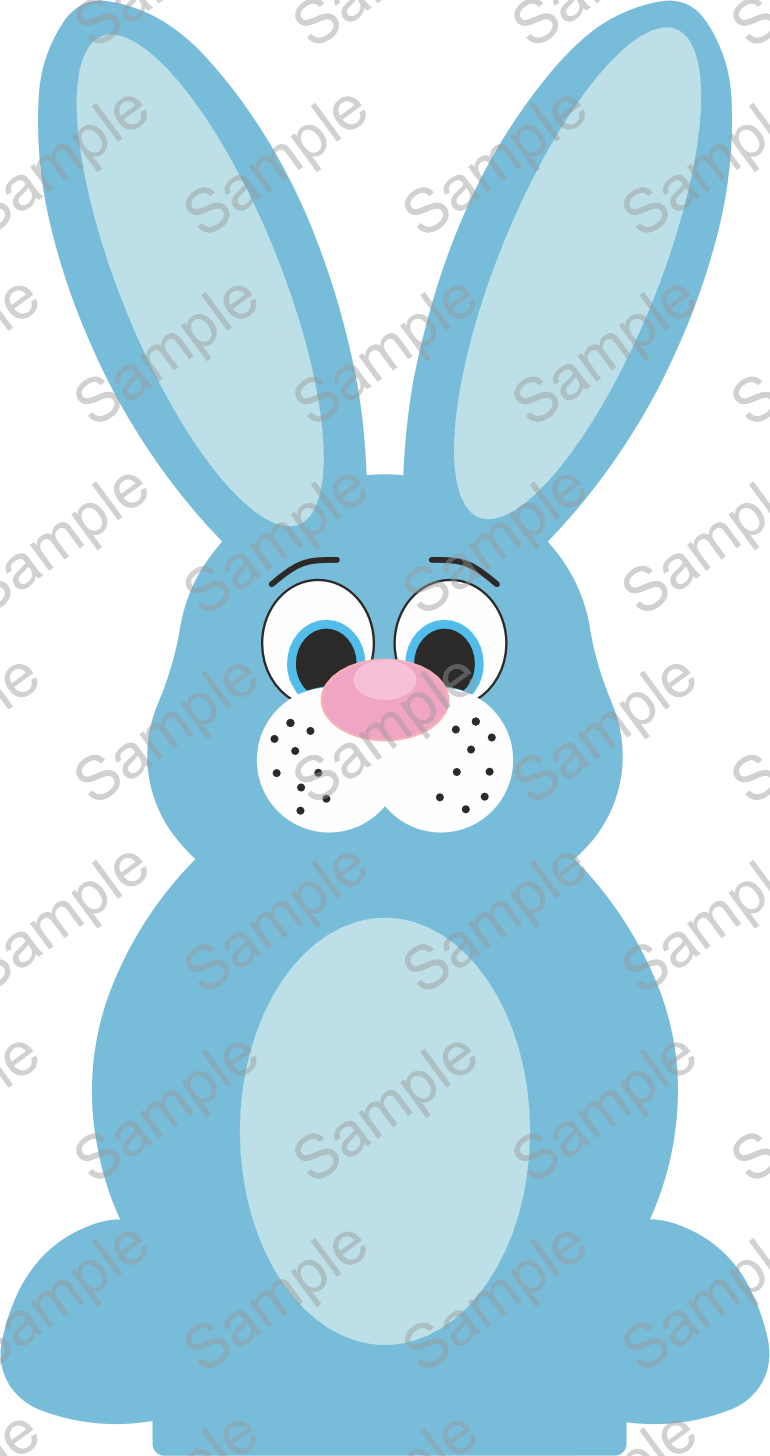 Easter Bunny Egg Holder Set 1 - Digital Download Only