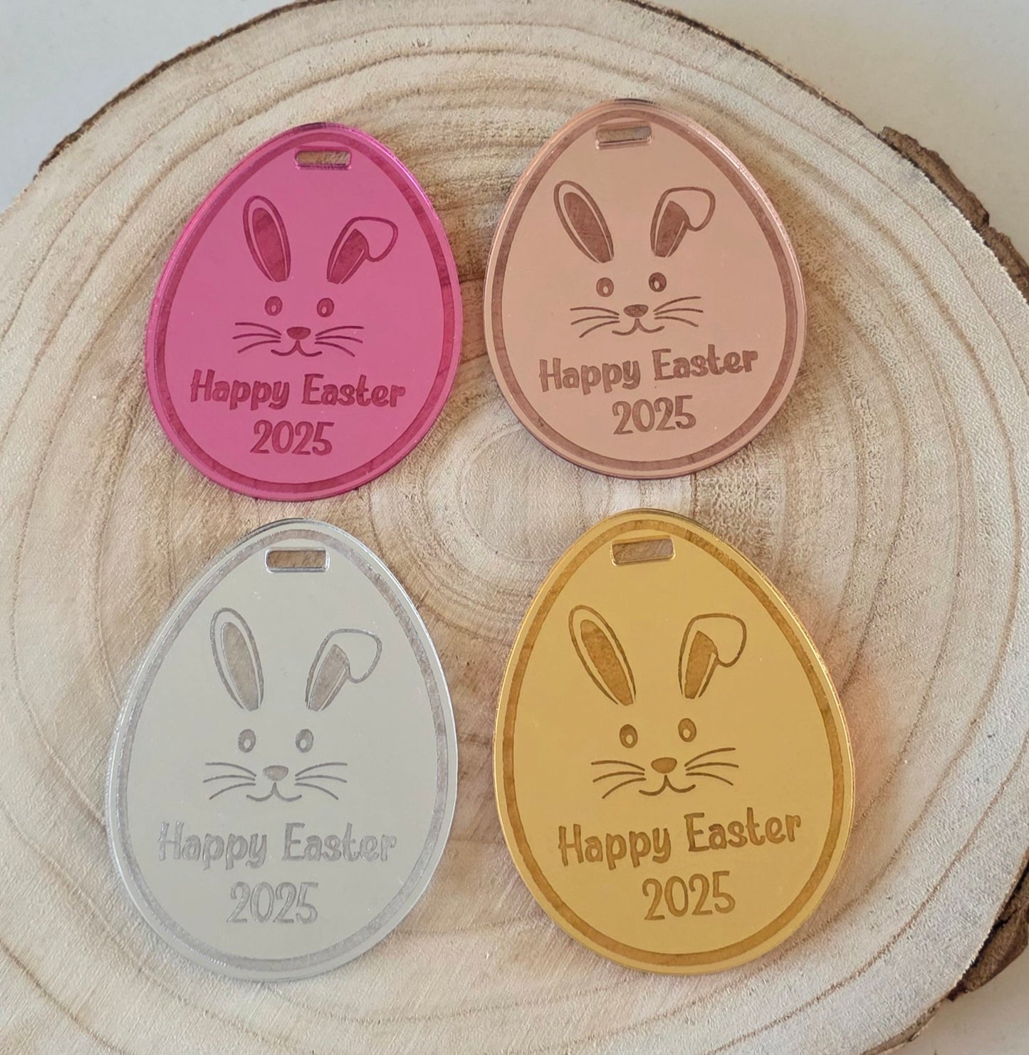 Acrylic Easter Medal, Mirror Acrylic