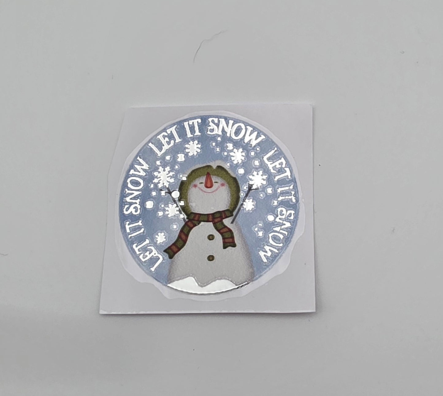 Silver Foil UVDTF Magic Snow Dust