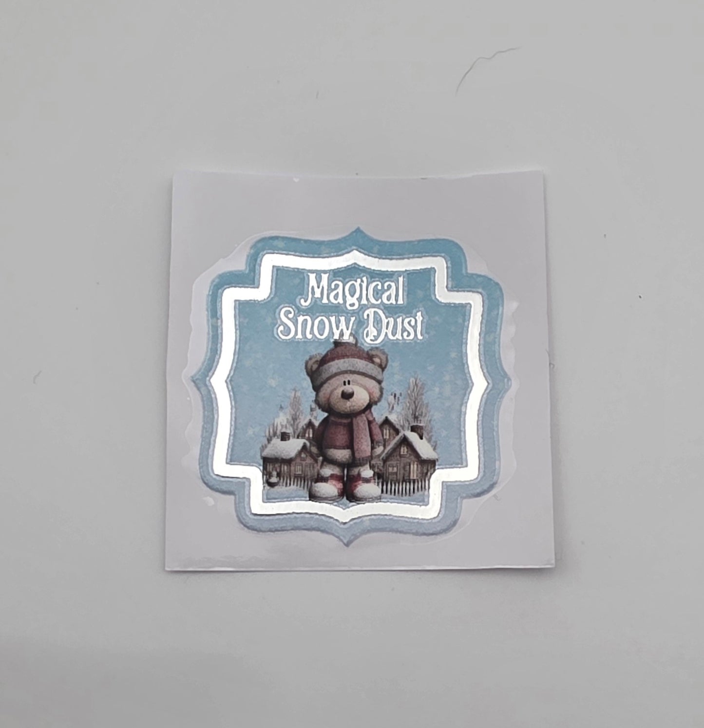 Silver Foil UVDTF Magic Snow Dust