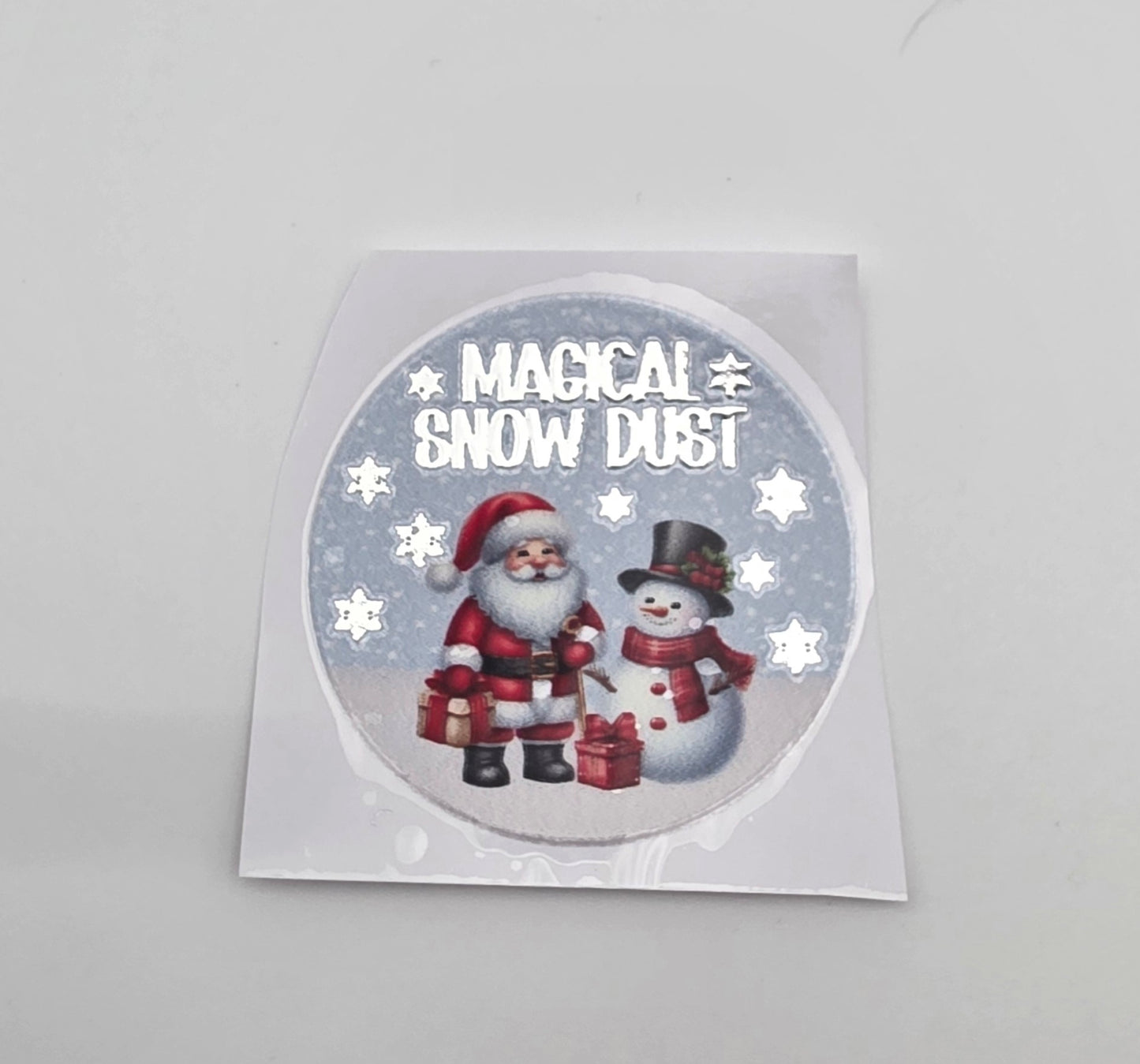 Silver Foil UVDTF Magic Snow Dust