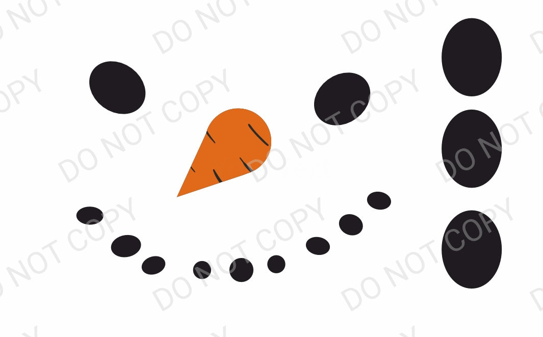 UVDTF Snowman Face for Jars