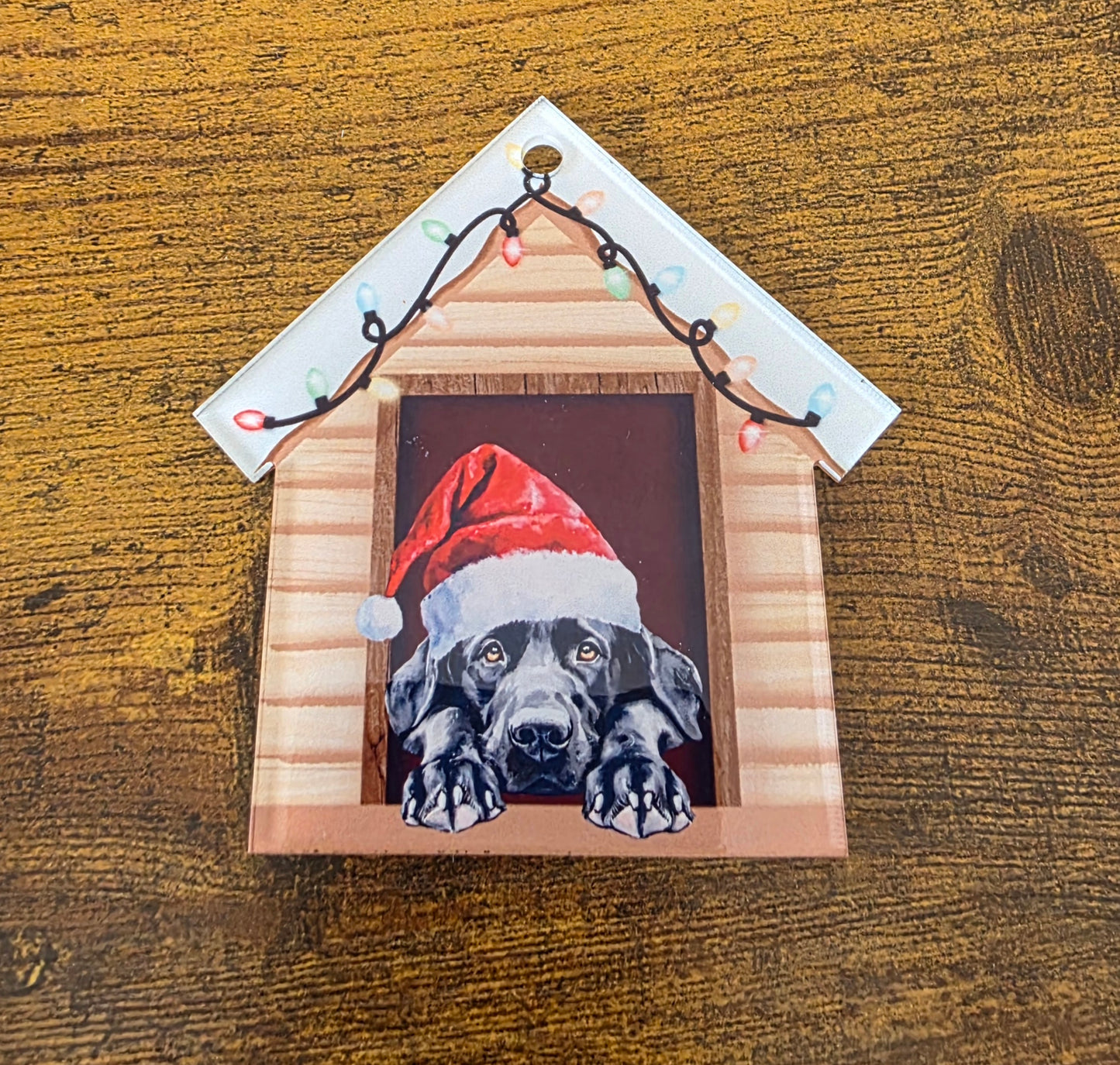 Dog Kennel Acrylic Hanging Decoration