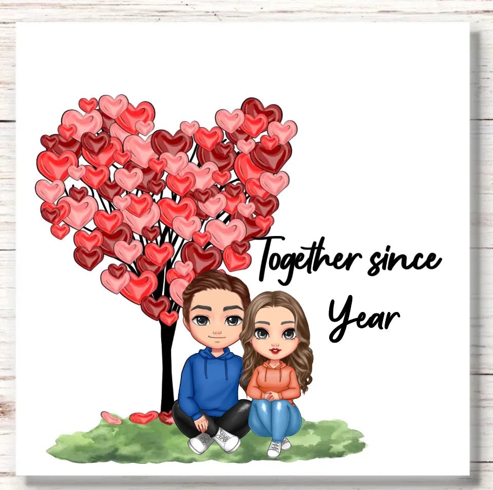 UVDTF Valentines Tree Couple - Mackie Direct