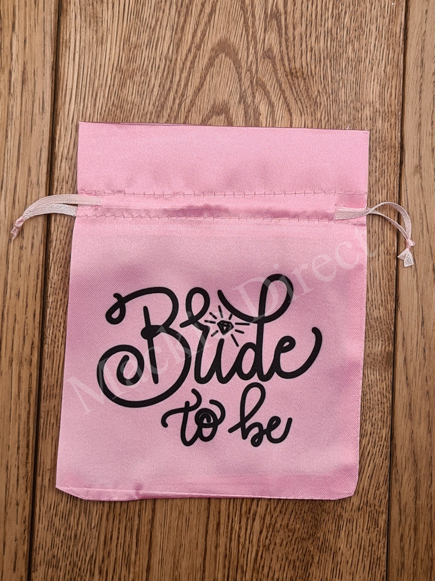 Pink Satin Tooth Fairy/Wedding Favour Bags - Mackie Direct