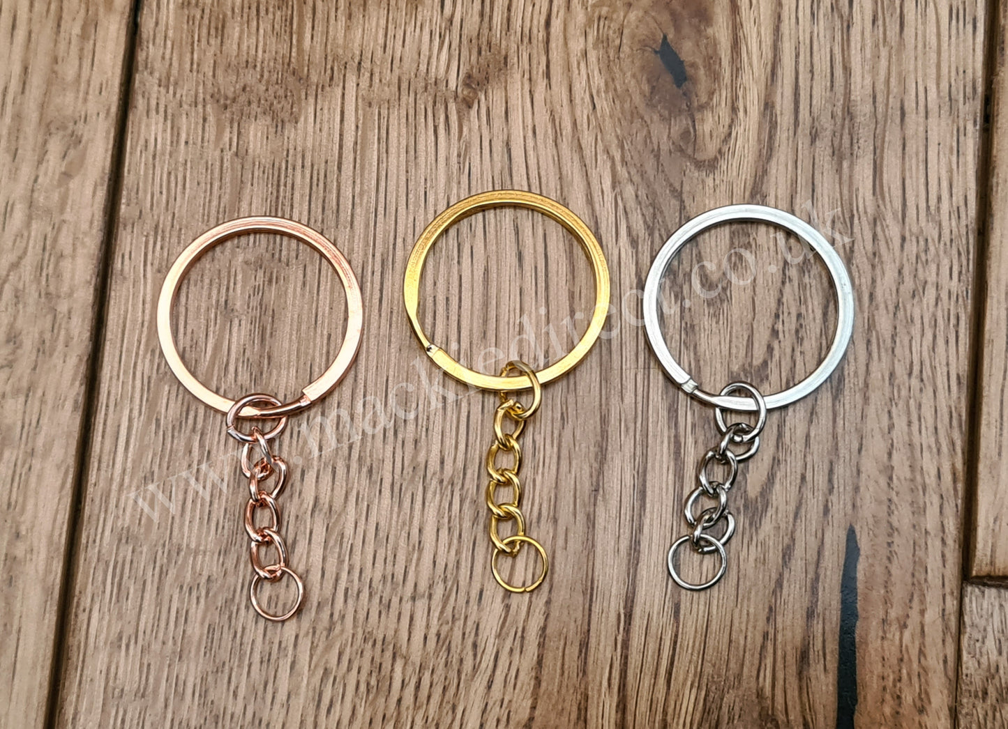 Keyring Chains & Rings - Set of 10 - Mackie Direct
