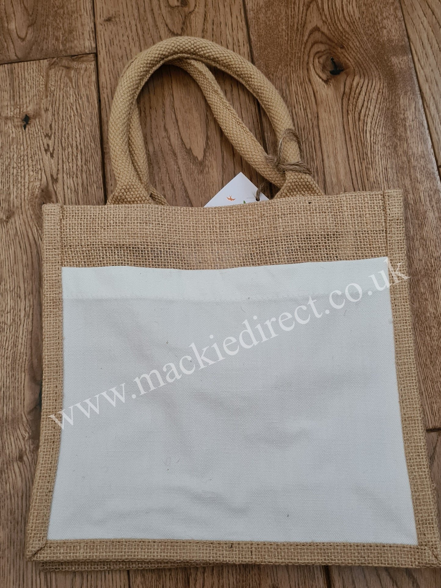Jute Bag with Sublimation Pocket - Mackie Direct