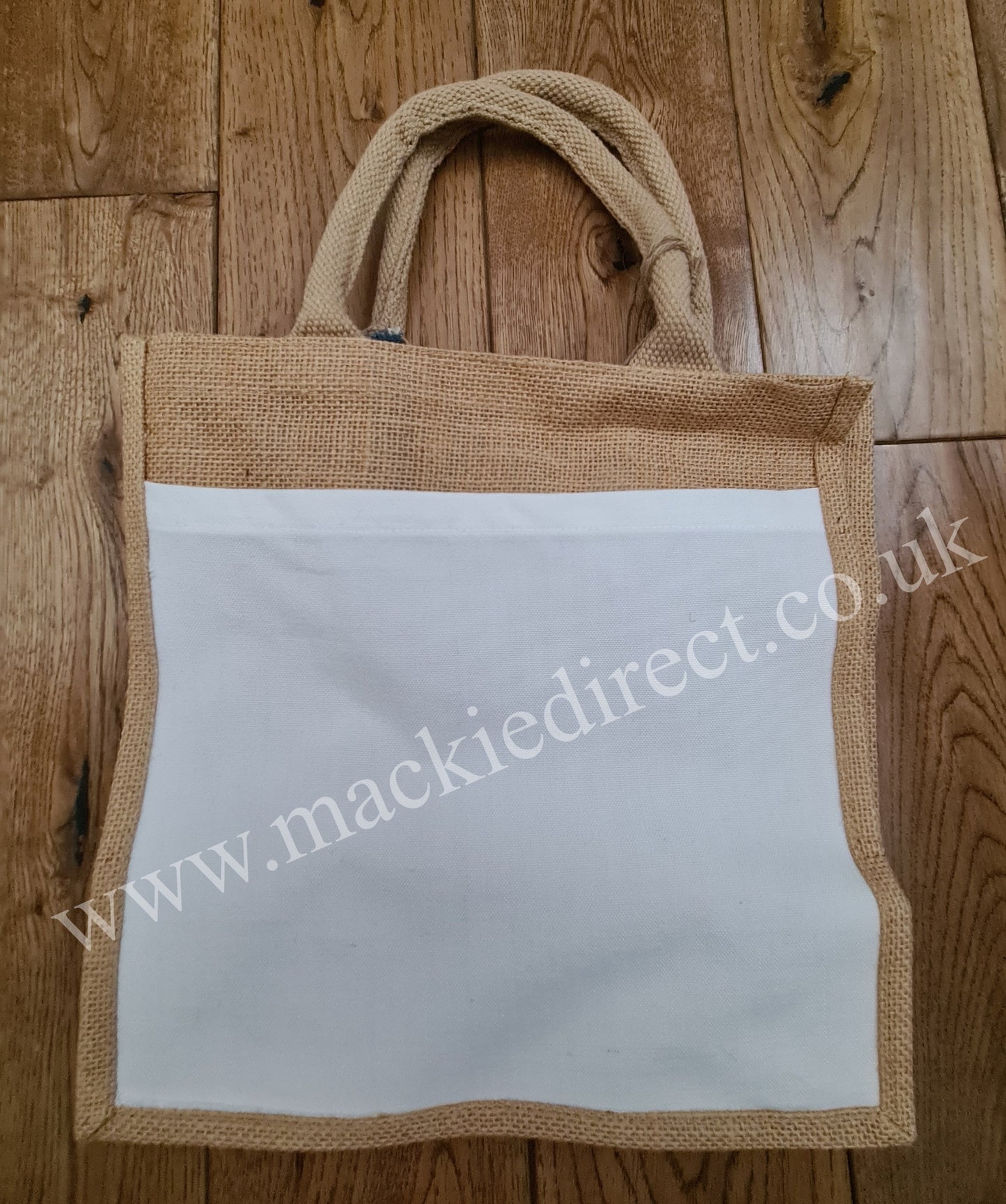 Jute Bag with Sublimation Pocket - Mackie Direct