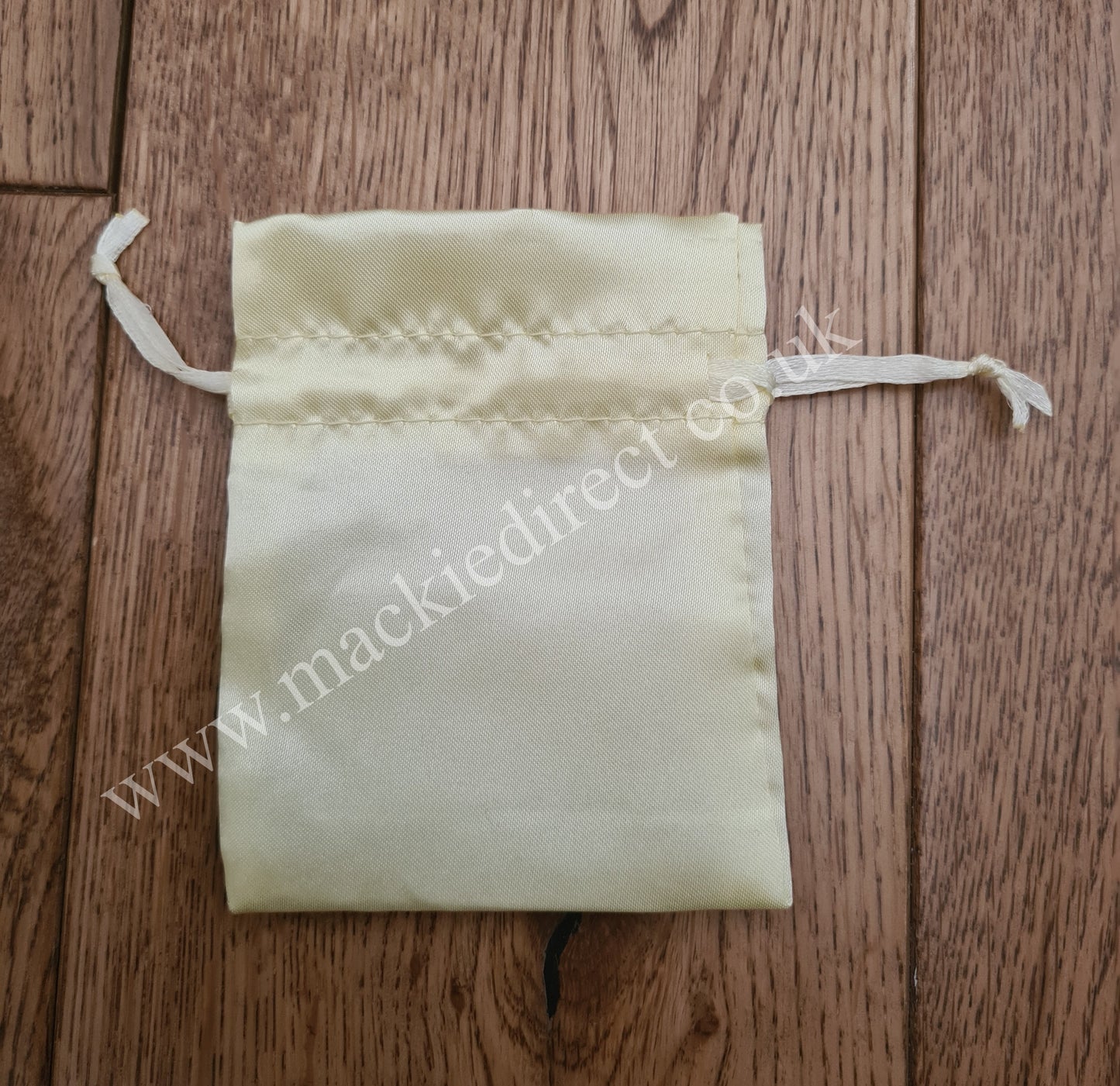 Lemon Yellow Satin Tooth Fairy/Wedding Favour Bags - Mackie Direct
