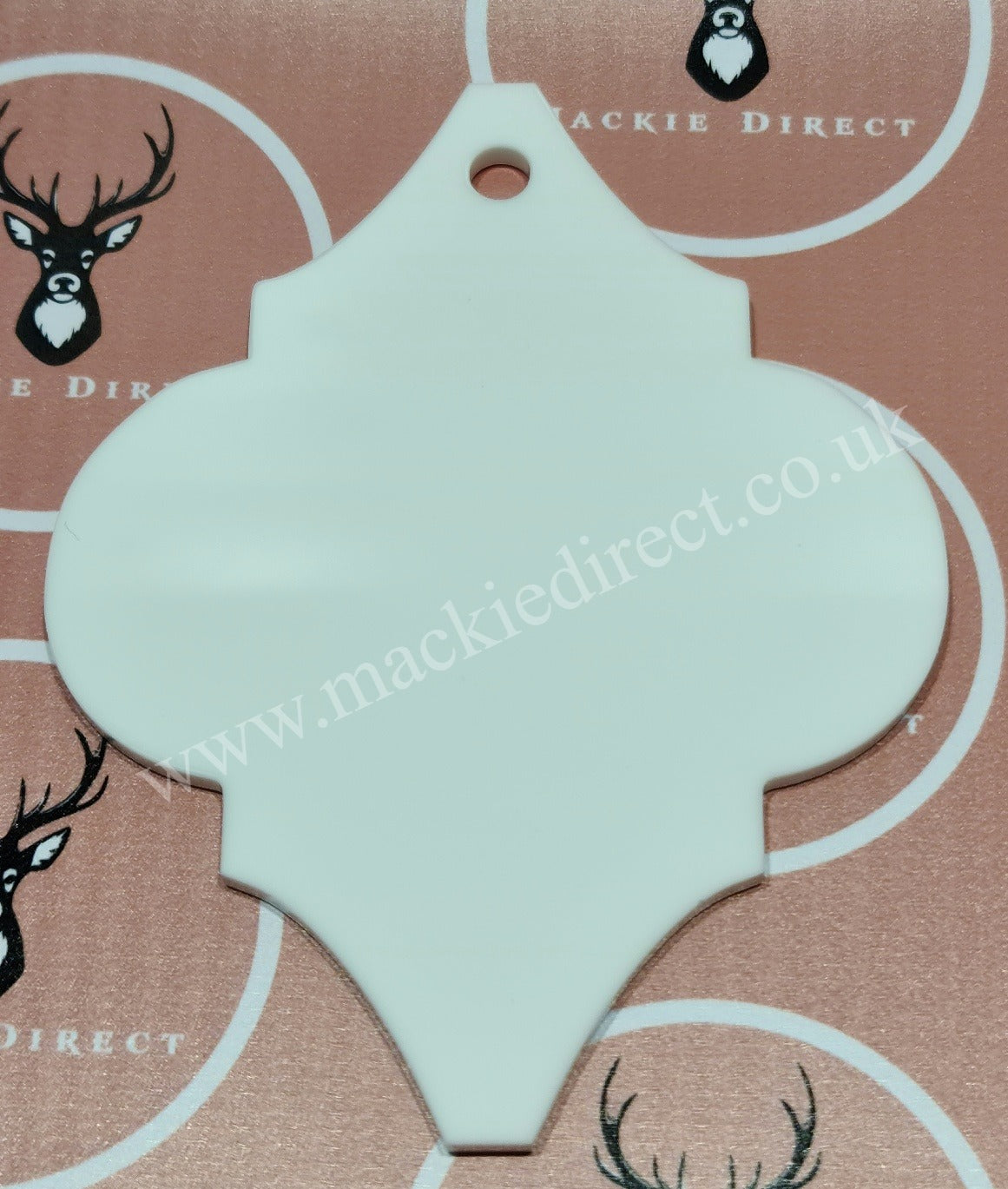 Acrylic Arabesque Christmas Tree Decoration - Mackie Direct