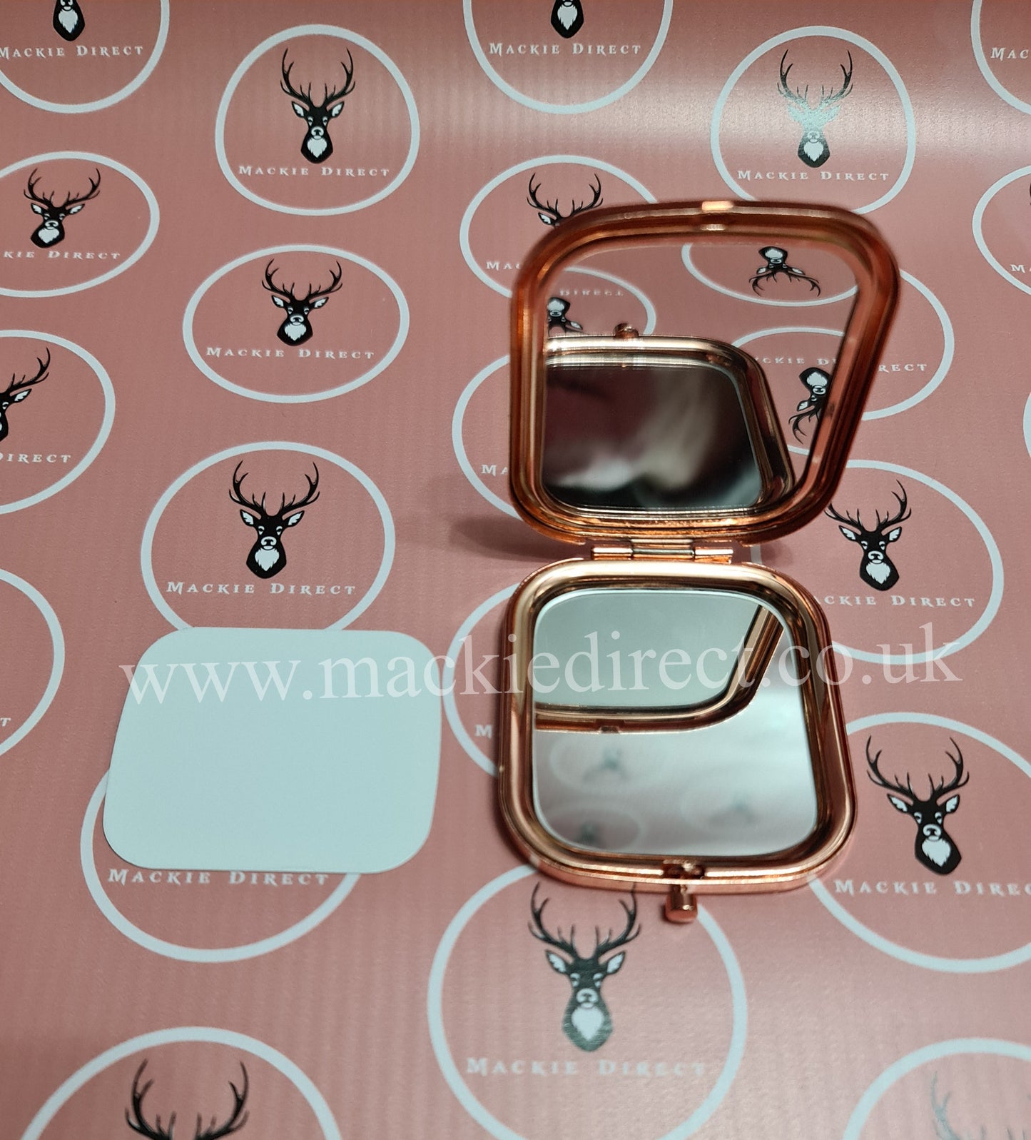 Sublimation Compact Mirror - Mackie Direct