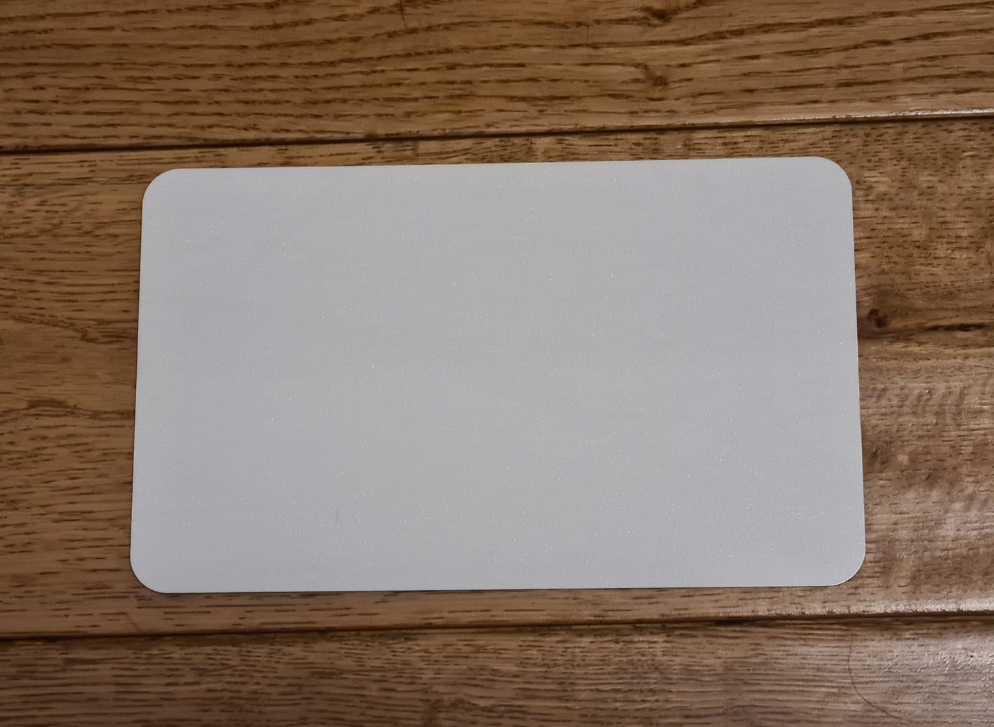 White Rectangle Tin with Sublimation Panel - Mackie Direct