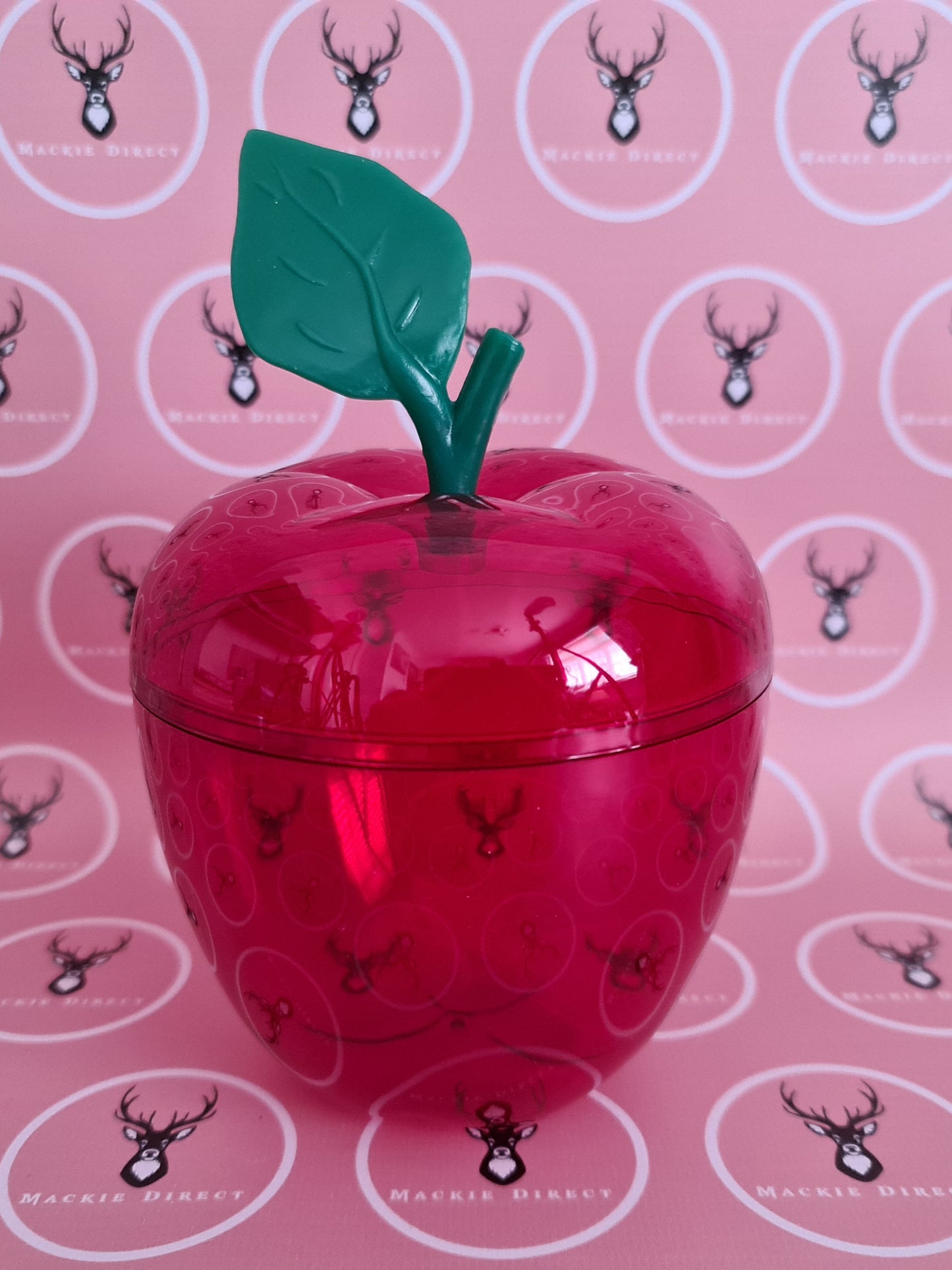 Red & Green Plastic Apple