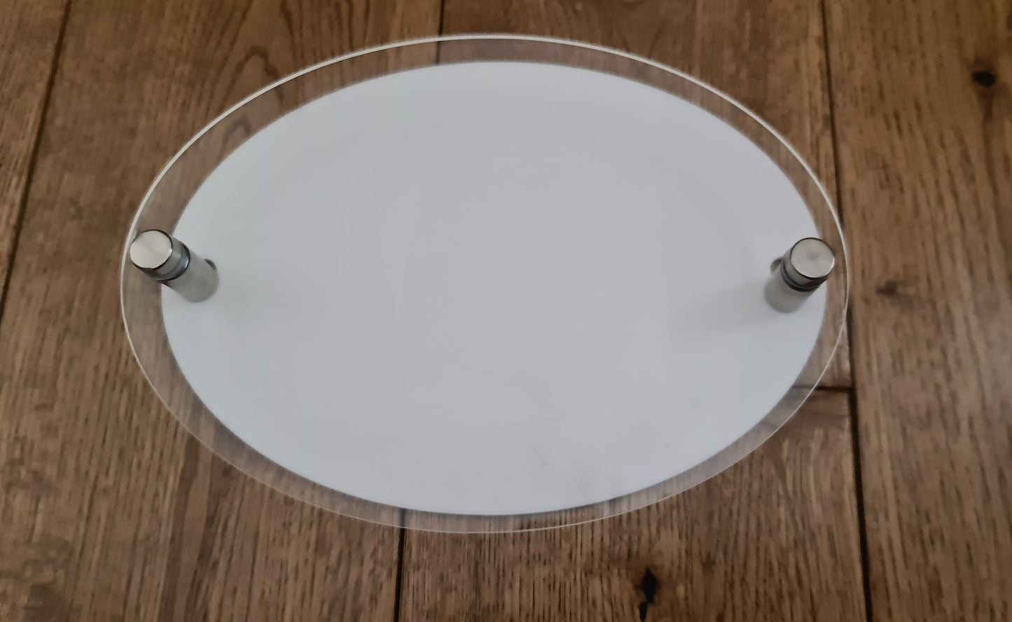 Acrylic Oval House Wall Sign / Plaque