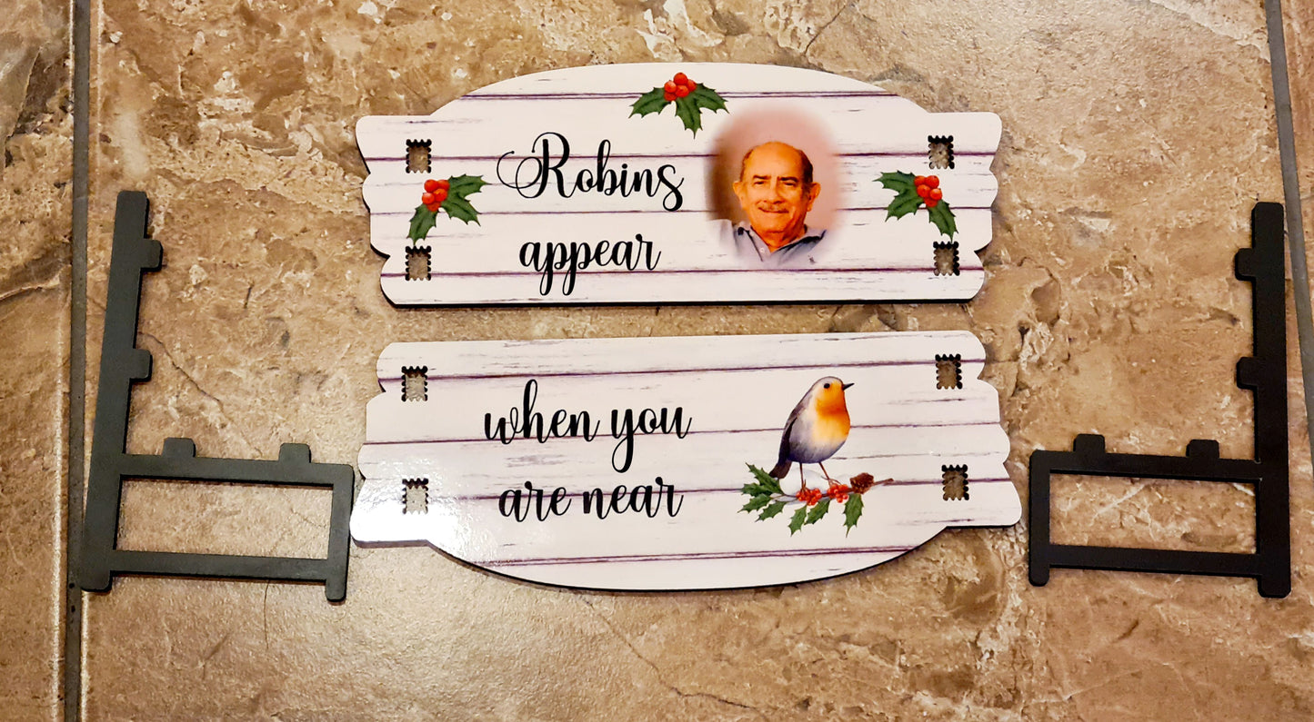 Sublimation MDF Memorial Bench