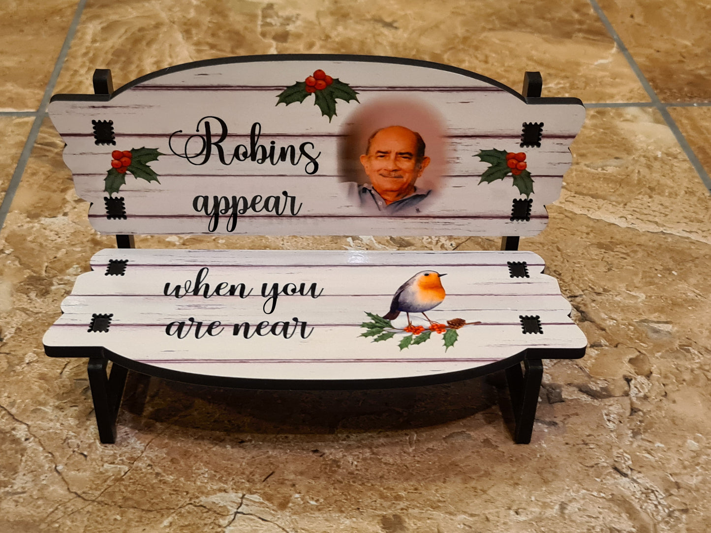 Sublimation MDF Memorial Bench