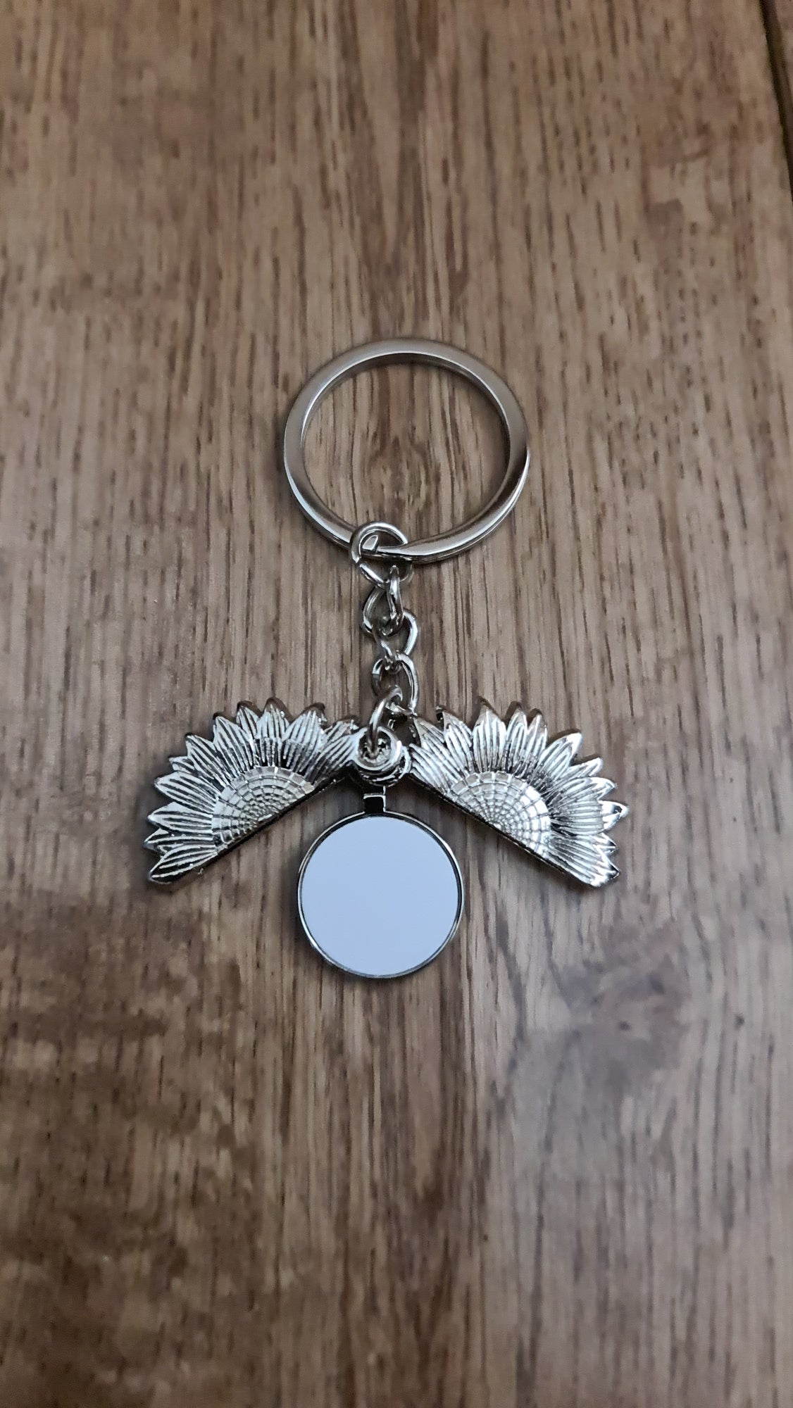 Sublimation Metal Sunflower Keyring