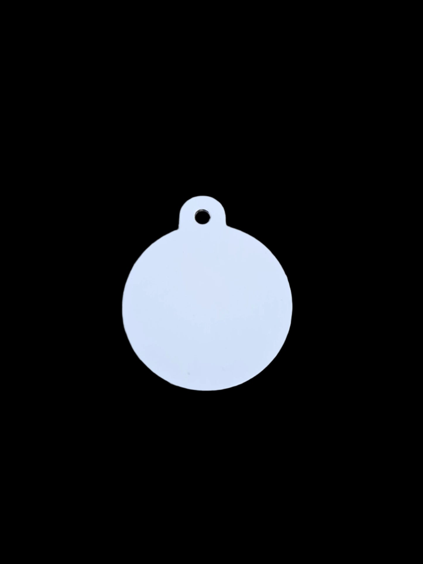 Metal Double Sided Sublimation Round Dog Tag / Keyring - Mackie Direct