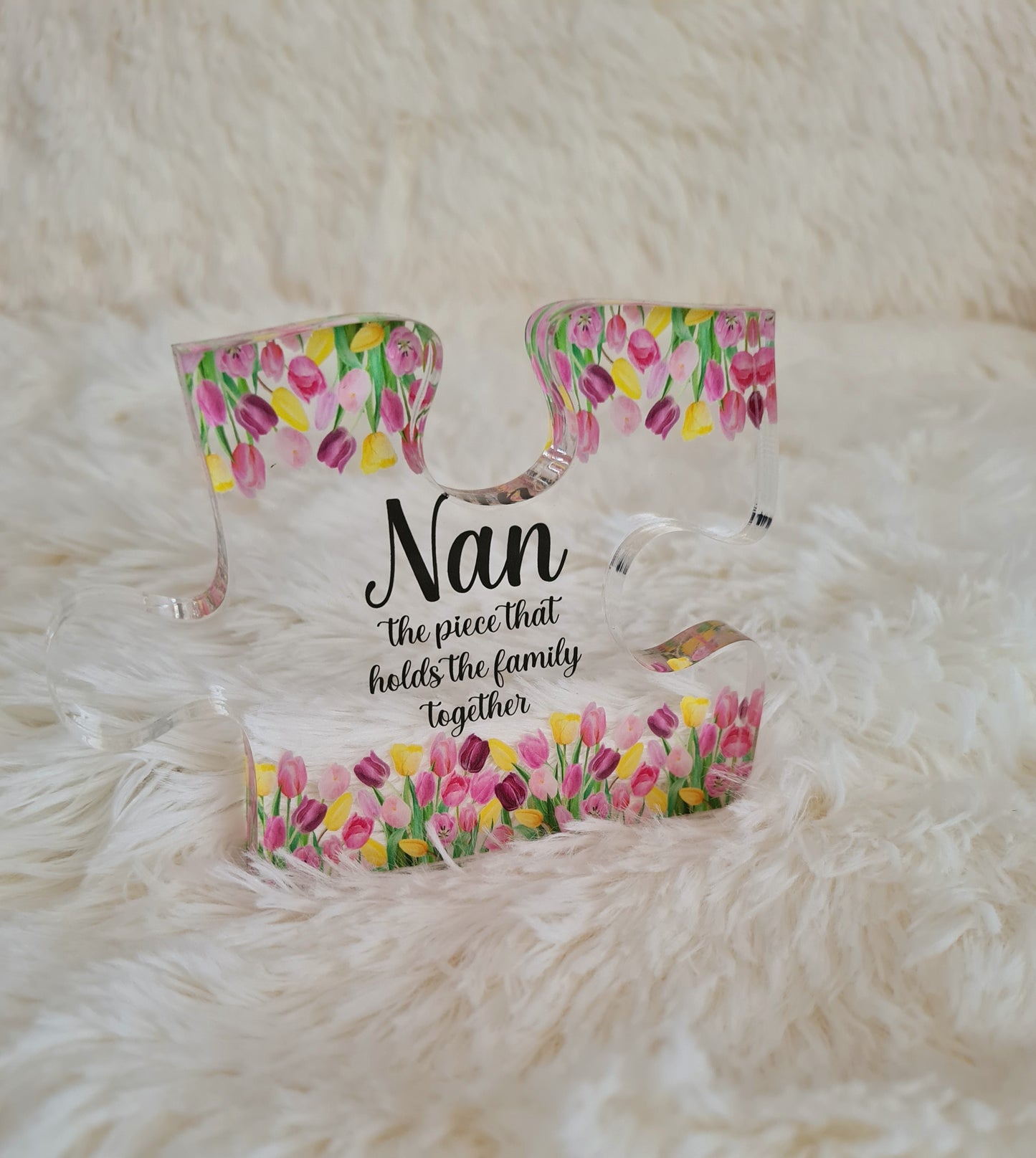 UV Printed Freestanding Puzzle Piece