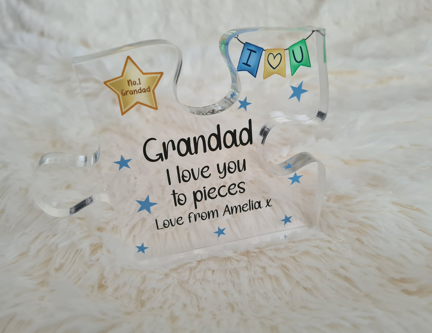 UV Printed Freestanding Puzzle Piece - Male Relations