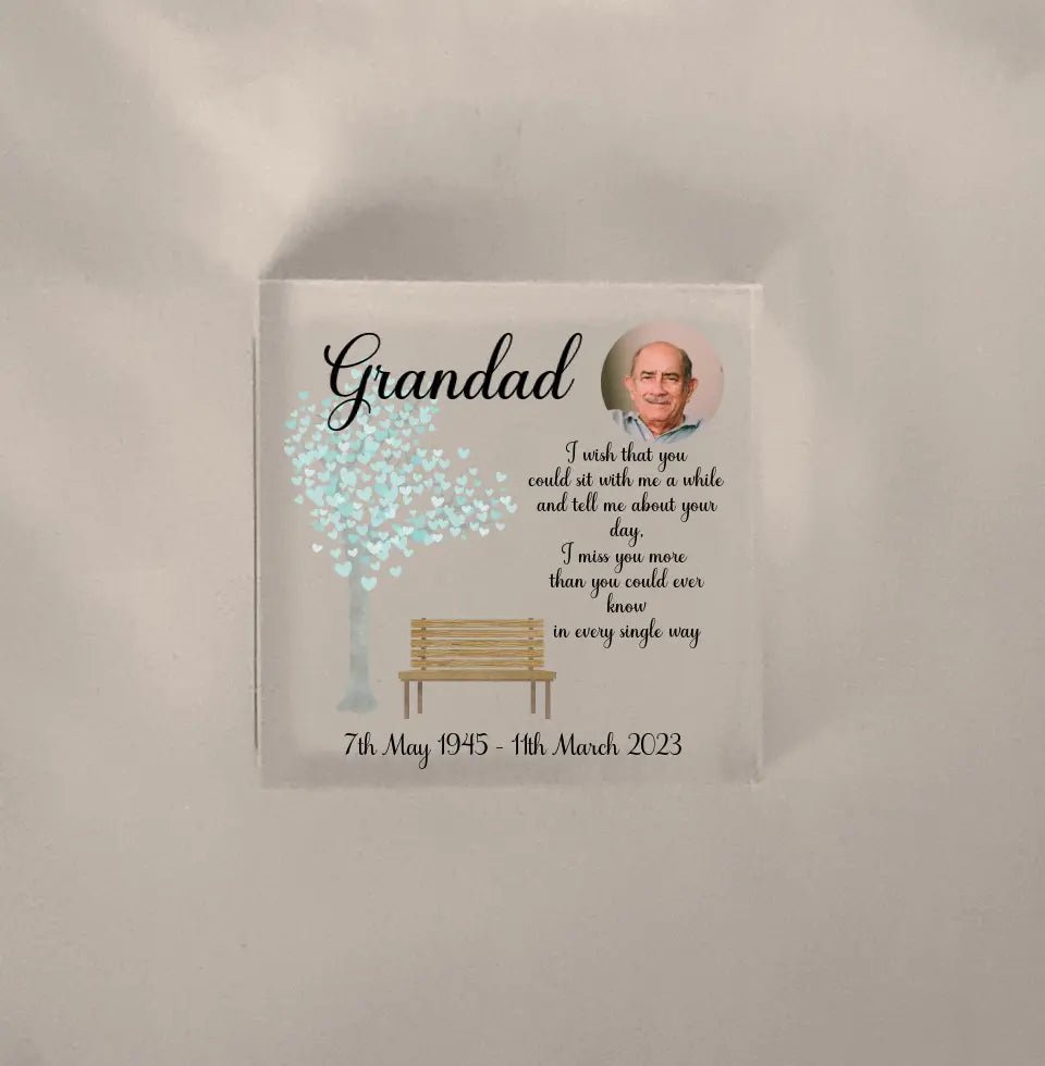 UV Printed Memorial Acrylic Block