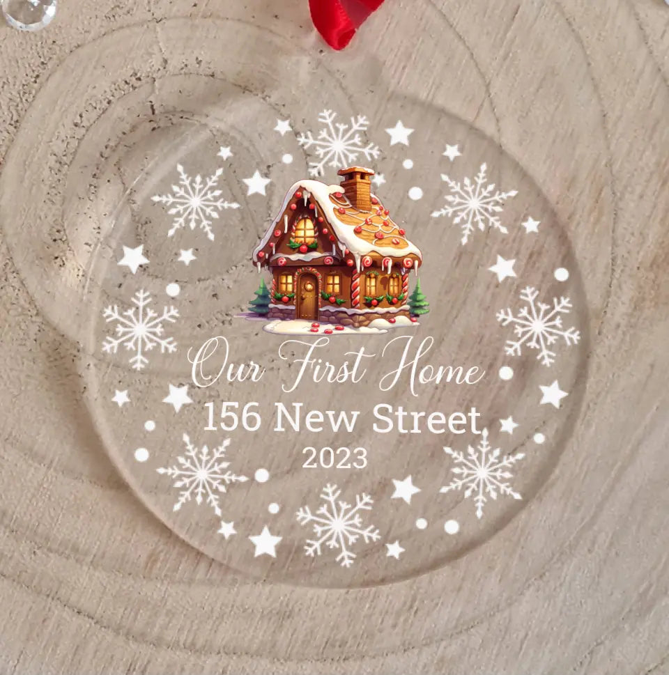 UV Printed New Home Bauble
