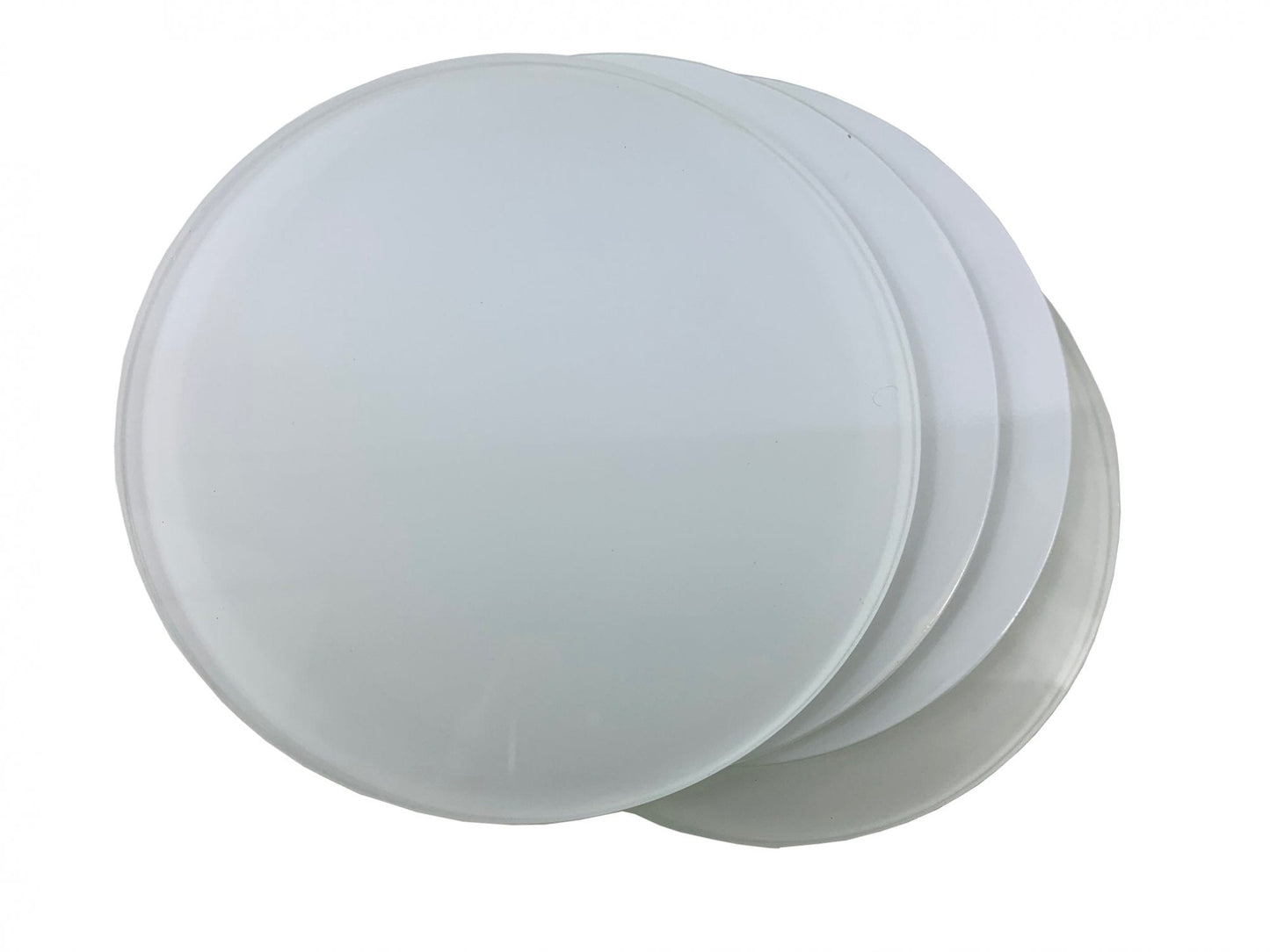 Sublimation Glass Round Coaster - 10cm - Mackie Direct
