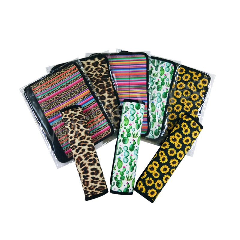 Neoprene Sublimation Seat Belt Cover - Mackie Direct