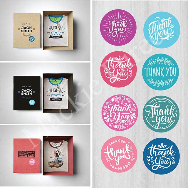 Thank You Stickers - Mackie Direct