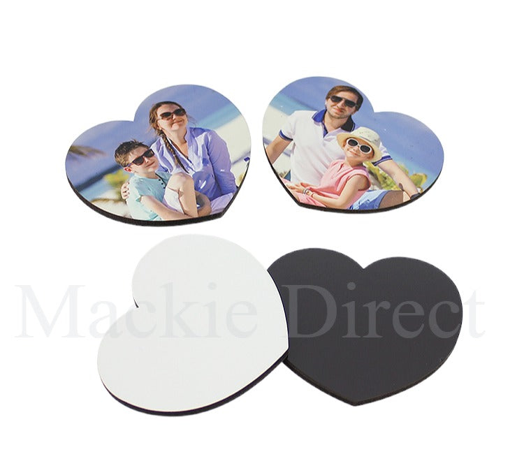 MDF Heart Shaped Magnet - Mackie Direct
