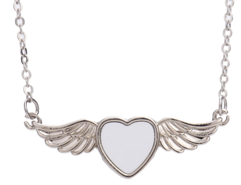 Sublimation wing deals necklace