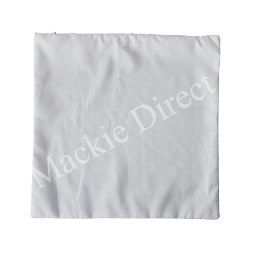 White Polyester 'Peachskin' Cushion Cover - Mackie Direct