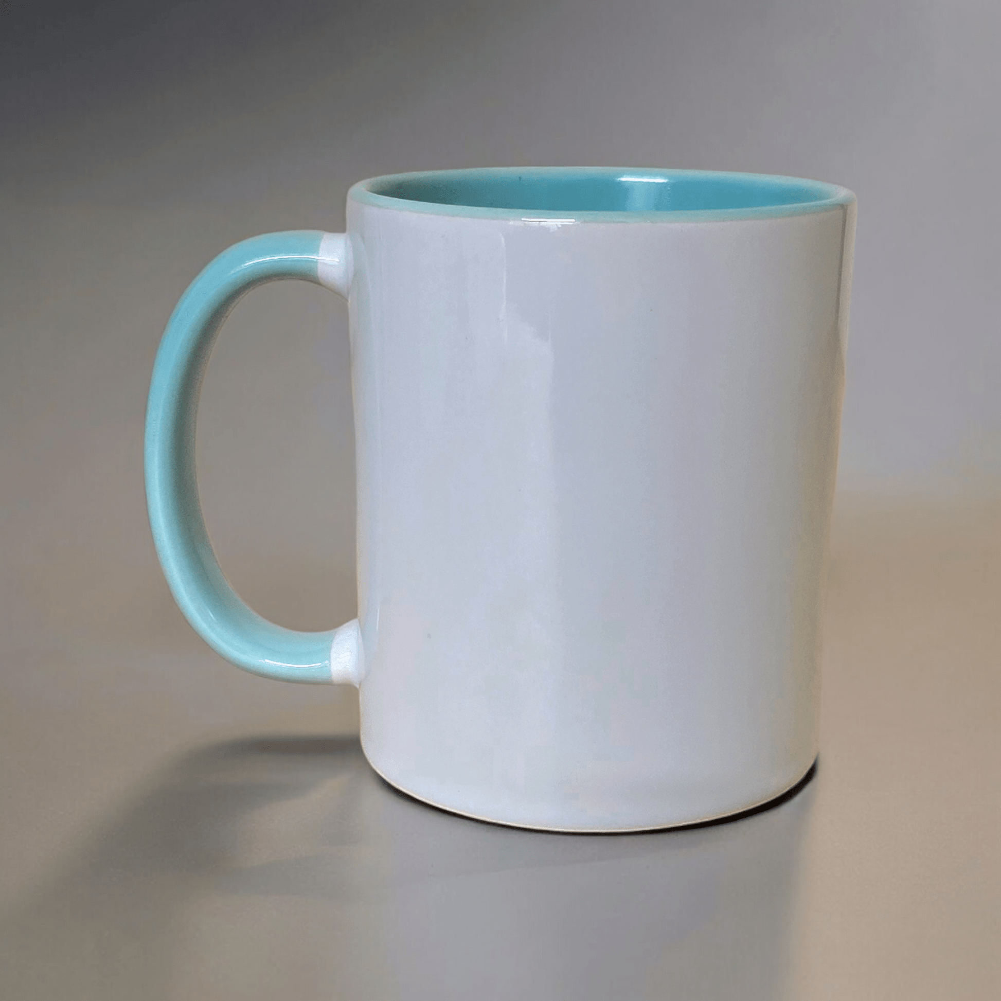11oz Coloured Inner & Handle Ceramic Mug & Smash Proof Box - Mackie Direct