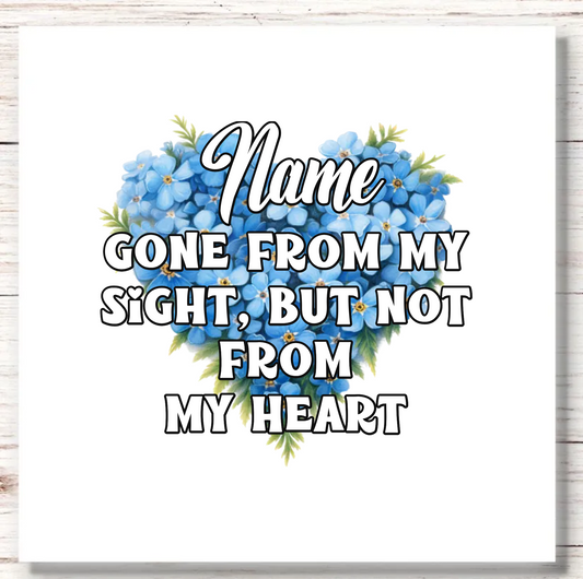 UVDTF Forget me not Floral Heart