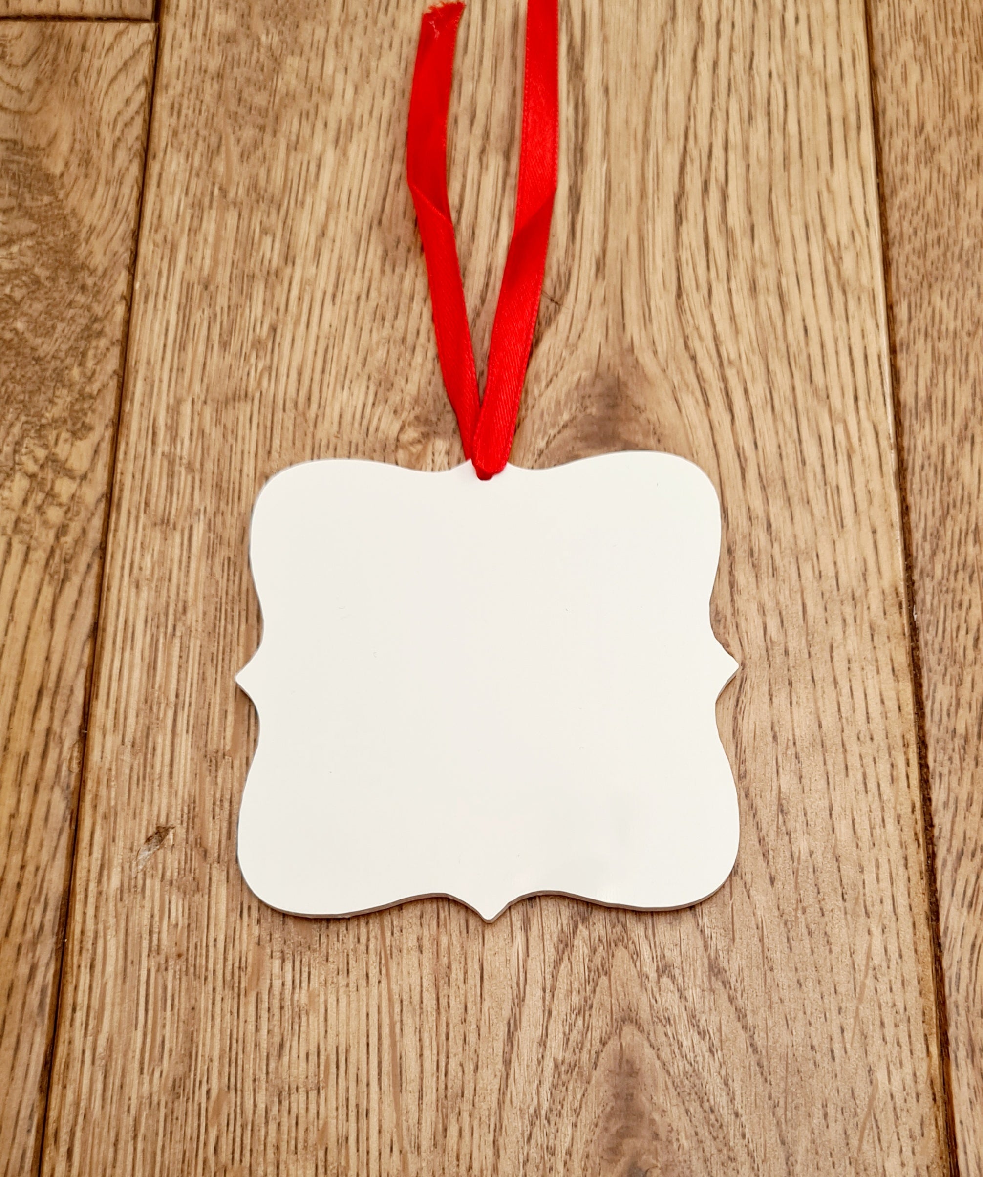 Square Bauble Sublimation HPP (polymer) Fancy Square Bauble Christmas Tree Decoratio