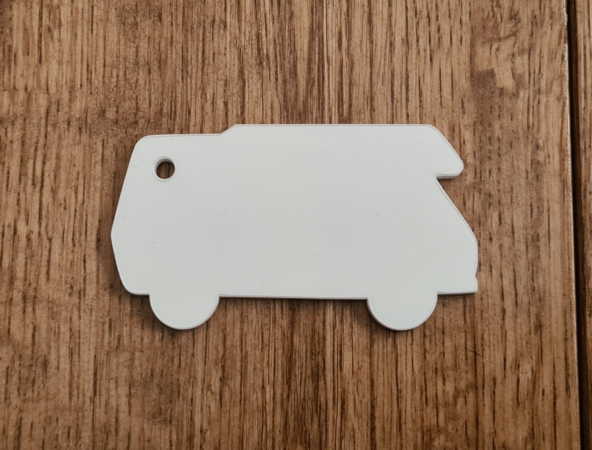 Acrylic Motorhome Shaped Keyring Mackie Direct
