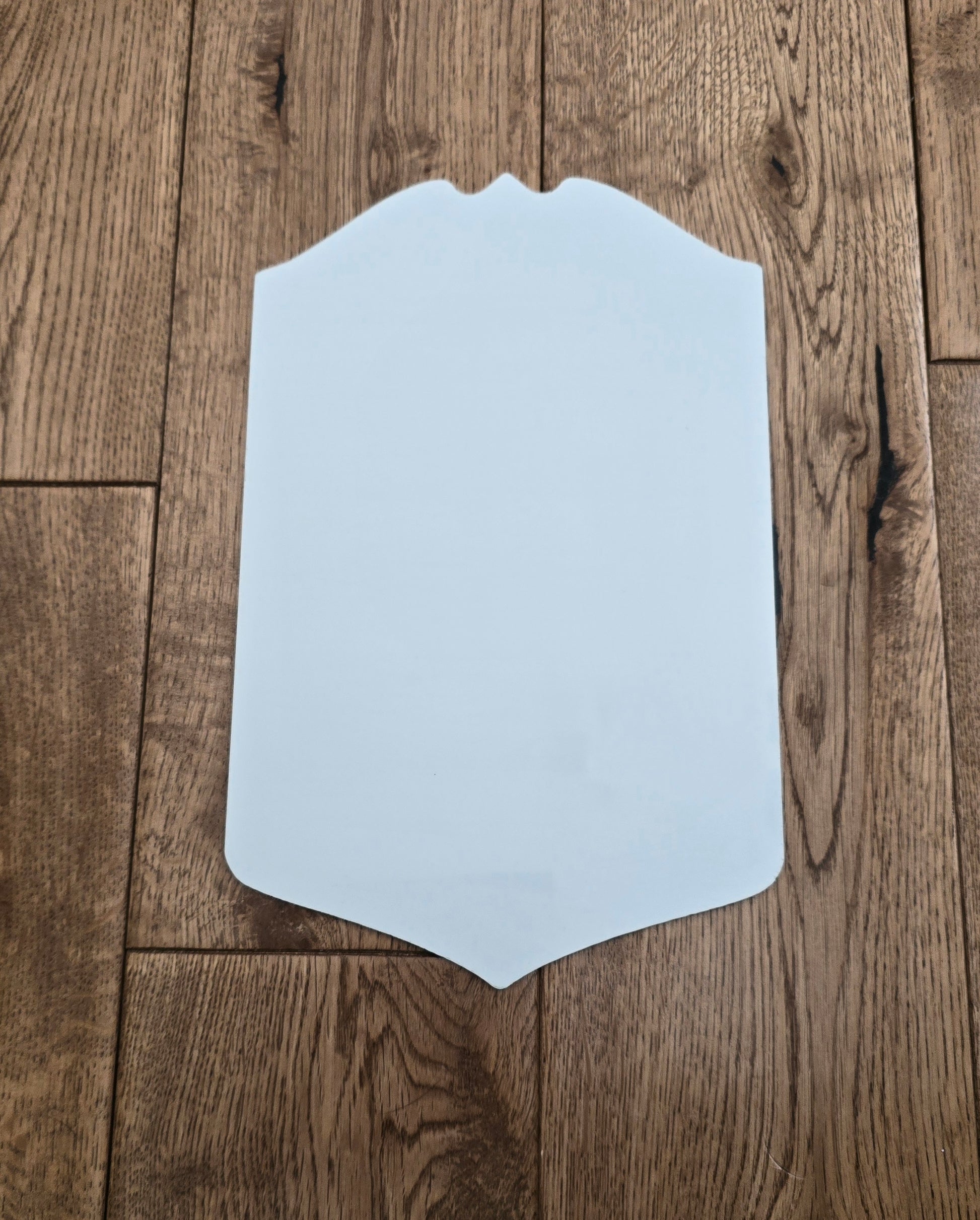 Sublimation Coated Aluminium Shield Plaque-Mackie Direct