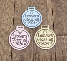 Load image into Gallery viewer, Acrylic Leavers 2024 Medal, Mirror Acrylic
