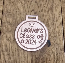 Load image into Gallery viewer, Acrylic Leavers 2024 Medal, Mirror Acrylic
