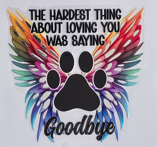 Foil UVDTF Pet Memorial