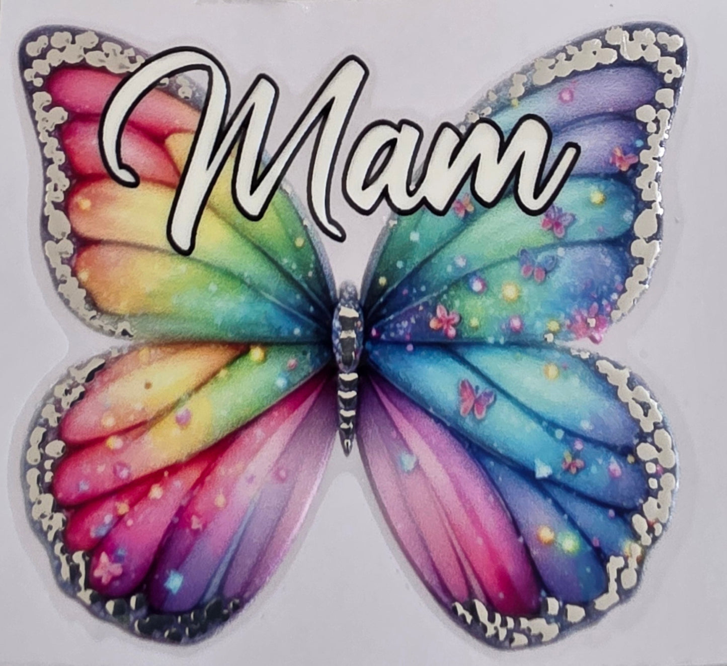Foil UVDTF Female Relation Butterfly