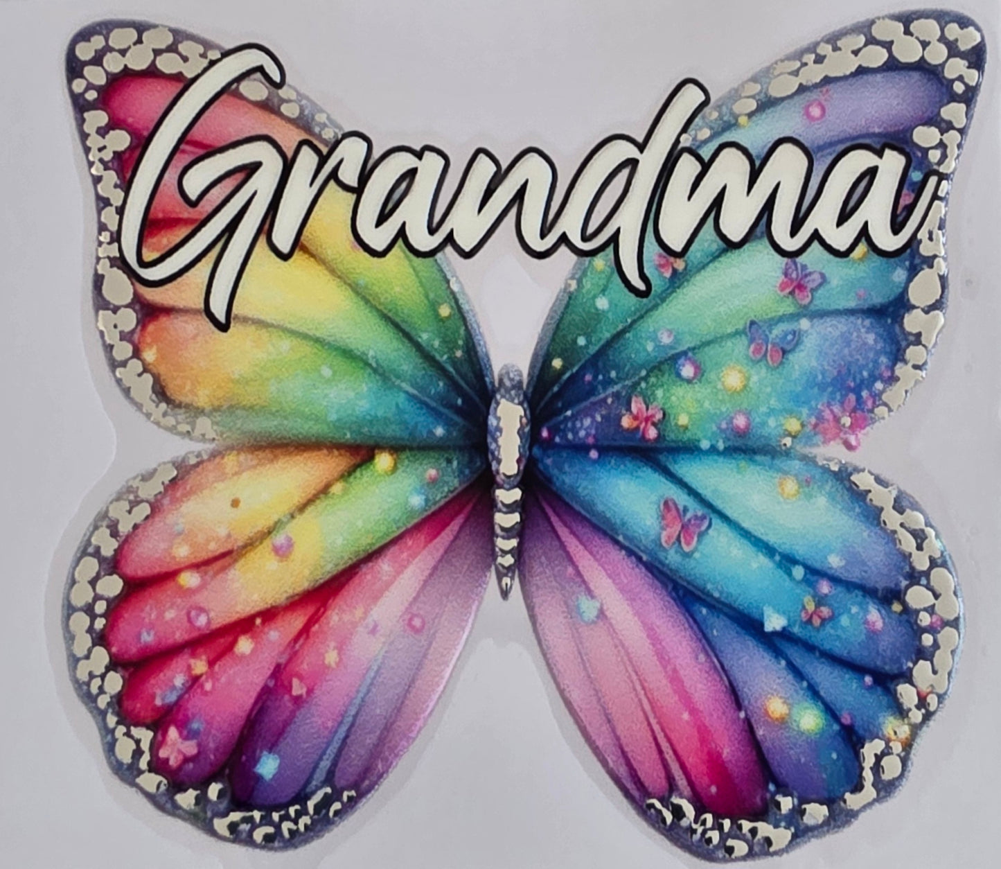 Foil UVDTF Female Relation Butterfly
