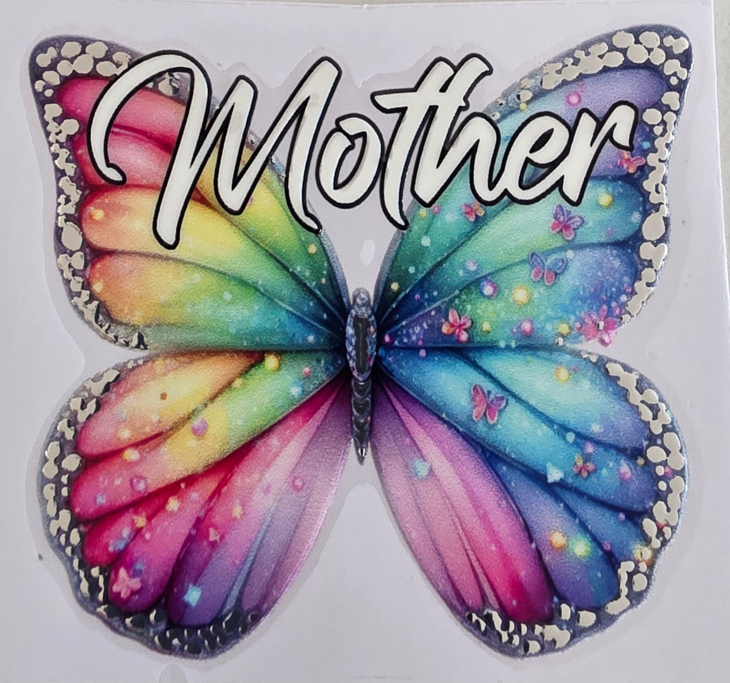 Foil UVDTF Female Relation Butterfly
