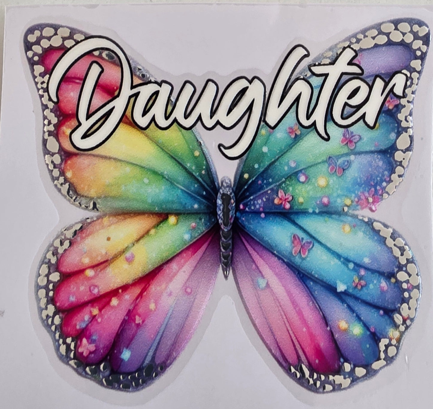Foil UVDTF Female Relation Butterfly