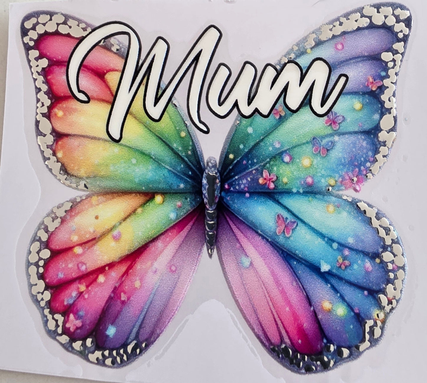 Foil UVDTF Female Relation Butterfly