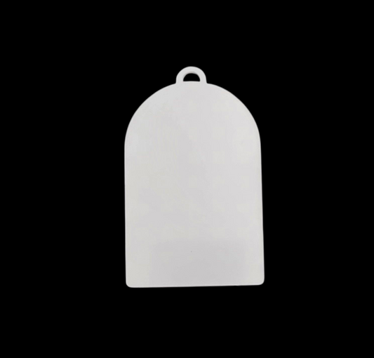 Acrylisub Sublimation Coated Acrylic Arch Shaped Bauble