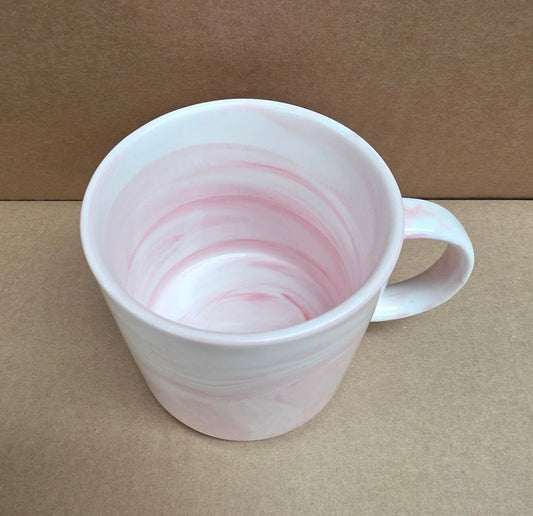14oz Pink or Grey Marble Sublimation Ceramic Mug & Smash Proof Box - Mackie Direct
