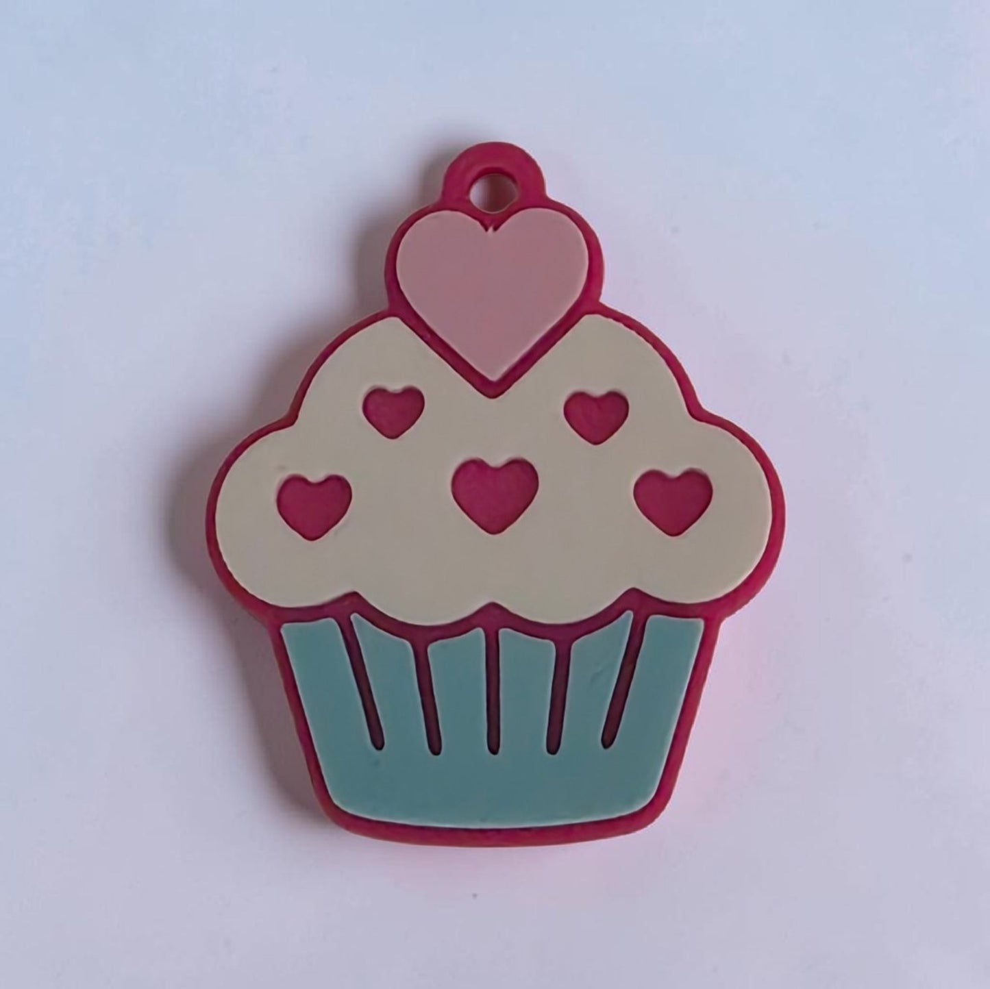 Cupcake NFC Tag Keyring 3d Printed