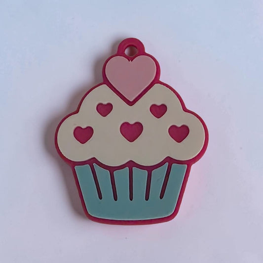 Cupcake NFC Tag Keyring 3d Printed
